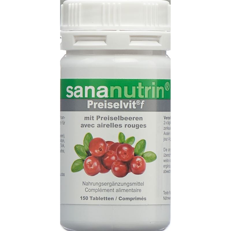 SANANUTRIN Preiselvit f Tabl Ds 150 Stk