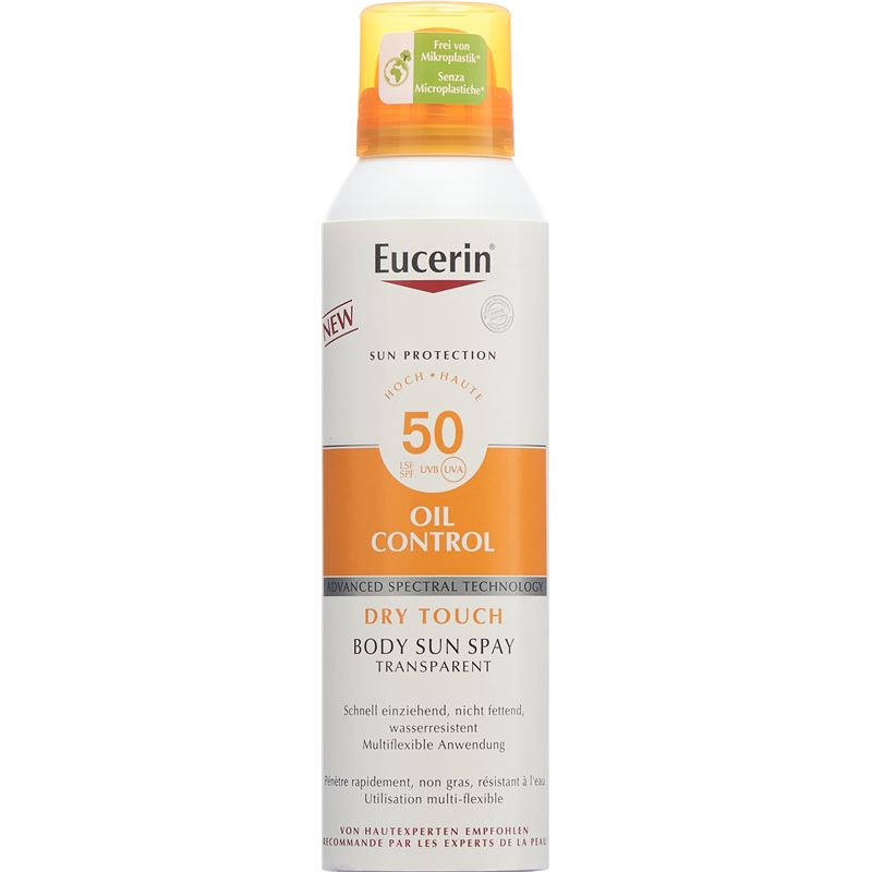 EUCERIN SUN Body Spr Oil Cont D Touch LSF50 200 ml