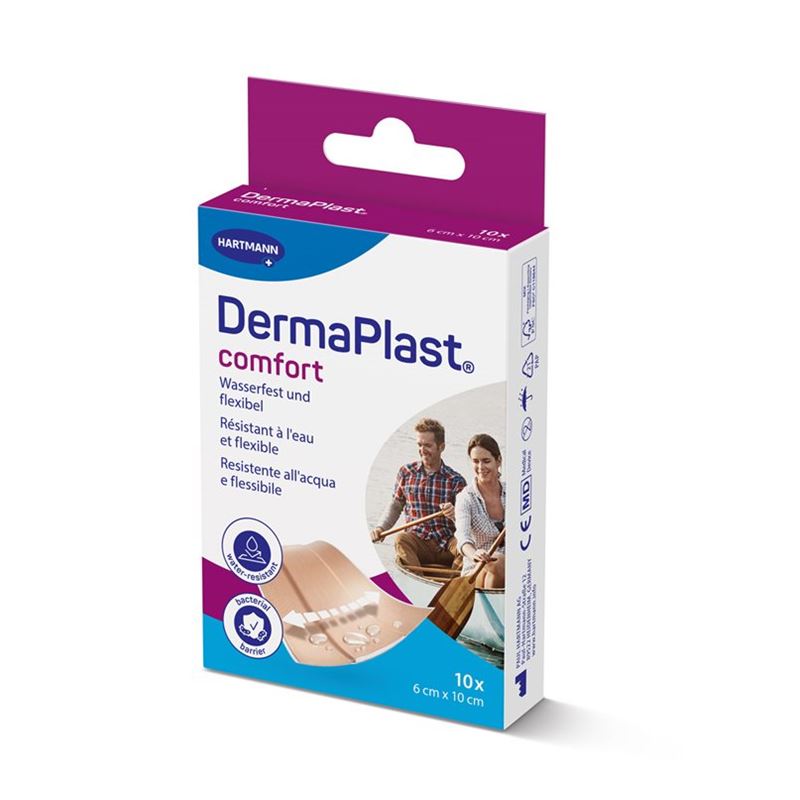 DERMAPLAST Comfort Schnellverb 6cmx10cm 10 Stk