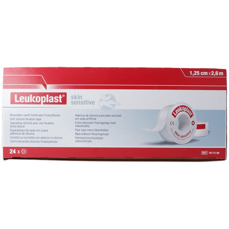 LEUKOPLAST skin sens Sil 1.25cmx2.6m 24 Stk