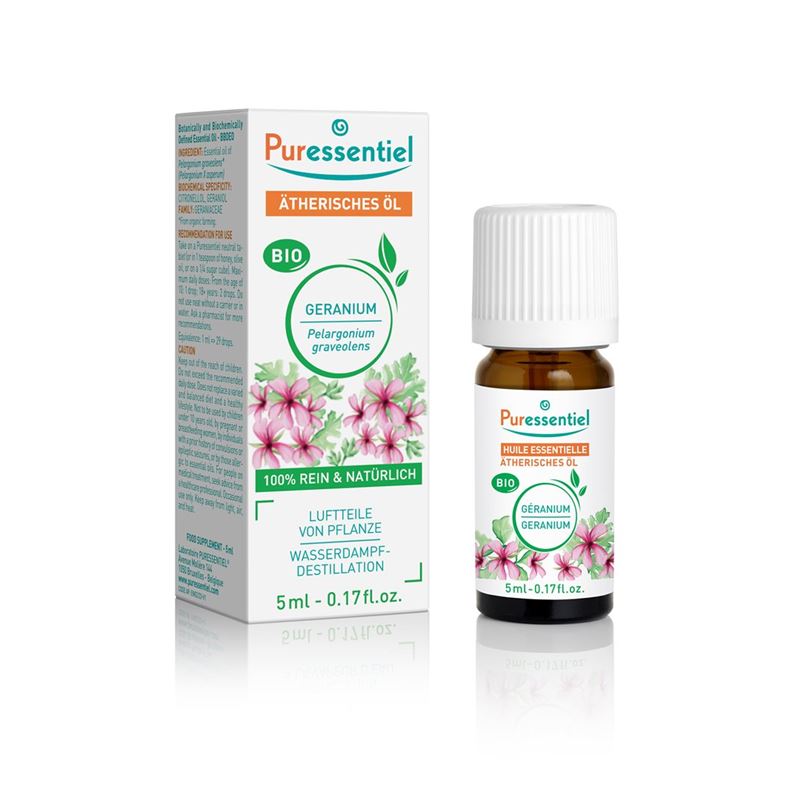 PURESSENTIEL Geranium Blüt wohlrie Äth/Öl Bio 5 ml