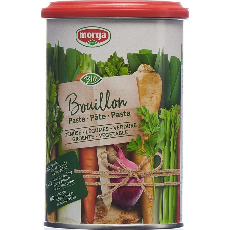 MORGA Gemüse Bouillon Paste go clean Bio Ds 400 g