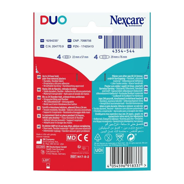 3M NEXCARE Pflaster Duo assortiert 8 Stk