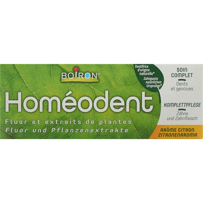 HOMEODENT Zahn Zahnfleischpflege Zitrone 75 ml