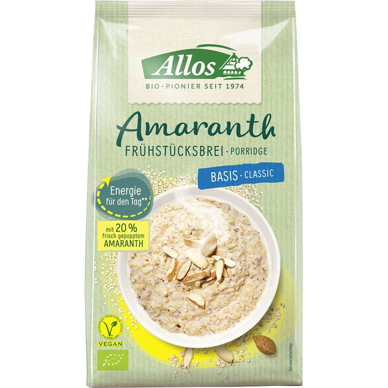 ALLOS Amaranth Frühstücksbrei Basis 400 g