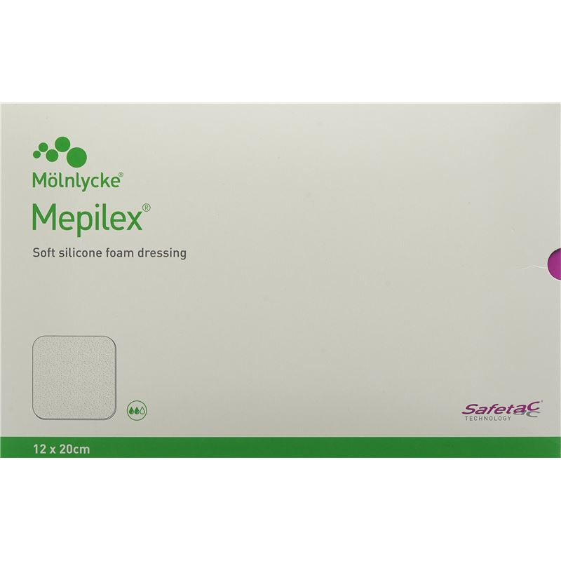 MEPILEX Schaumverband Safetac 12x20cm Si neu 5 Stk