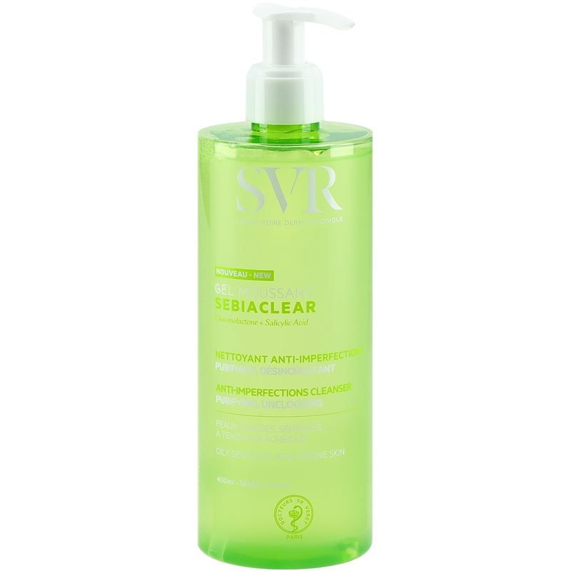 SVR SEBIACLEAR Gel Moussant 400 ml