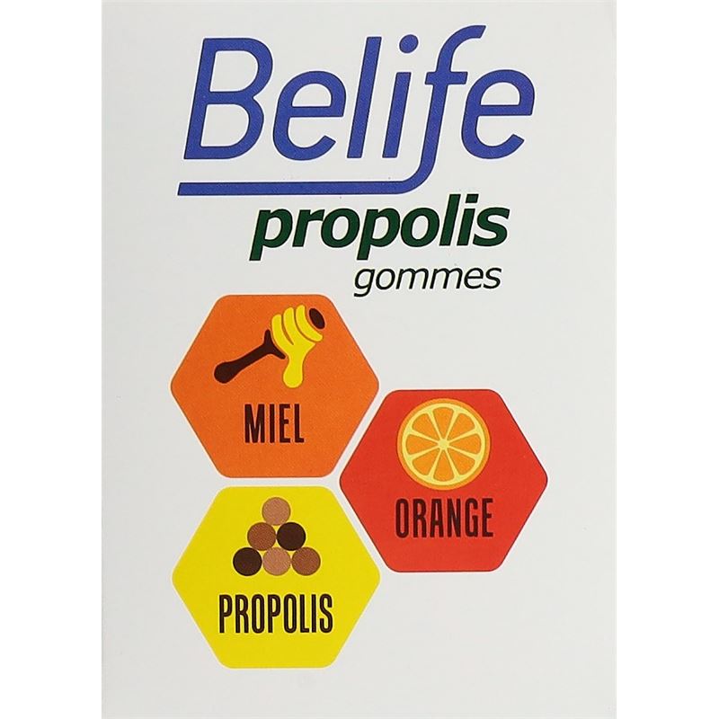 BELIFE gommes Propolis Honig-Orange Ds 45 g