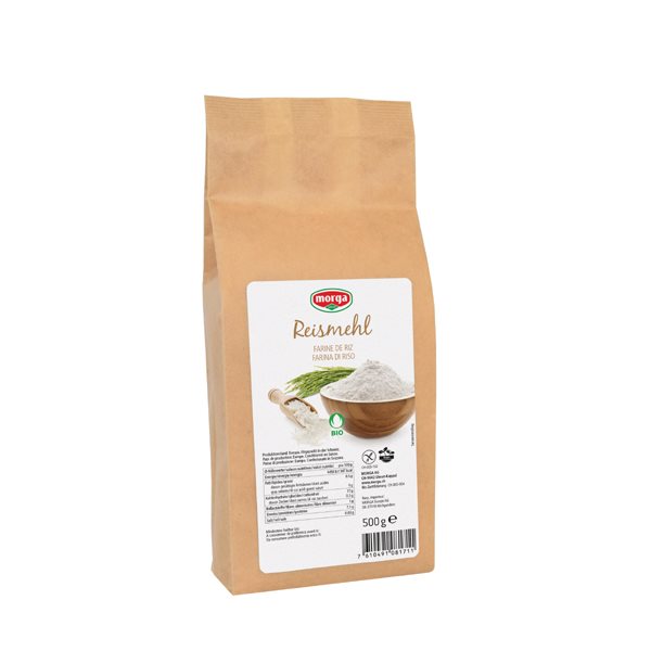 MORGA Reismehl gf Bio Knospe Btl 500 g
