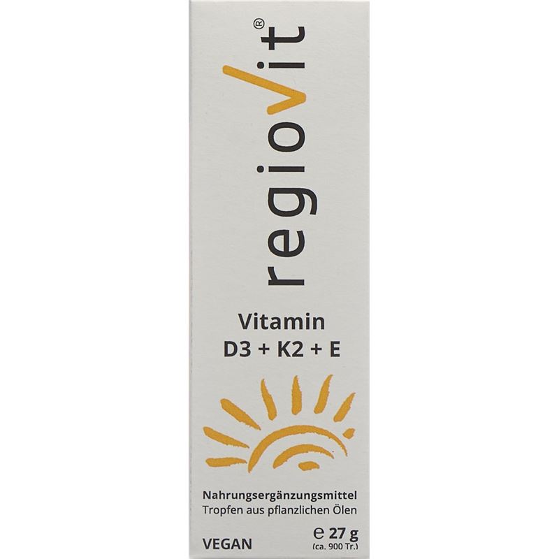 REGIOVIT Vitamin D3 + K2 + E Tropfen 27 g
