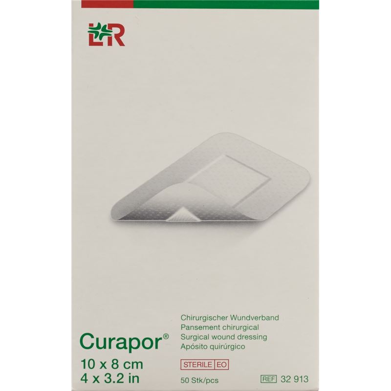 CURAPOR Chirurgisch Wundverband 10x8cm st 50 Stk