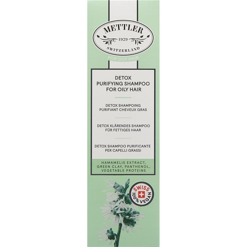 METTLER 1929 Detox klär Shampoo fett Haar 200 ml