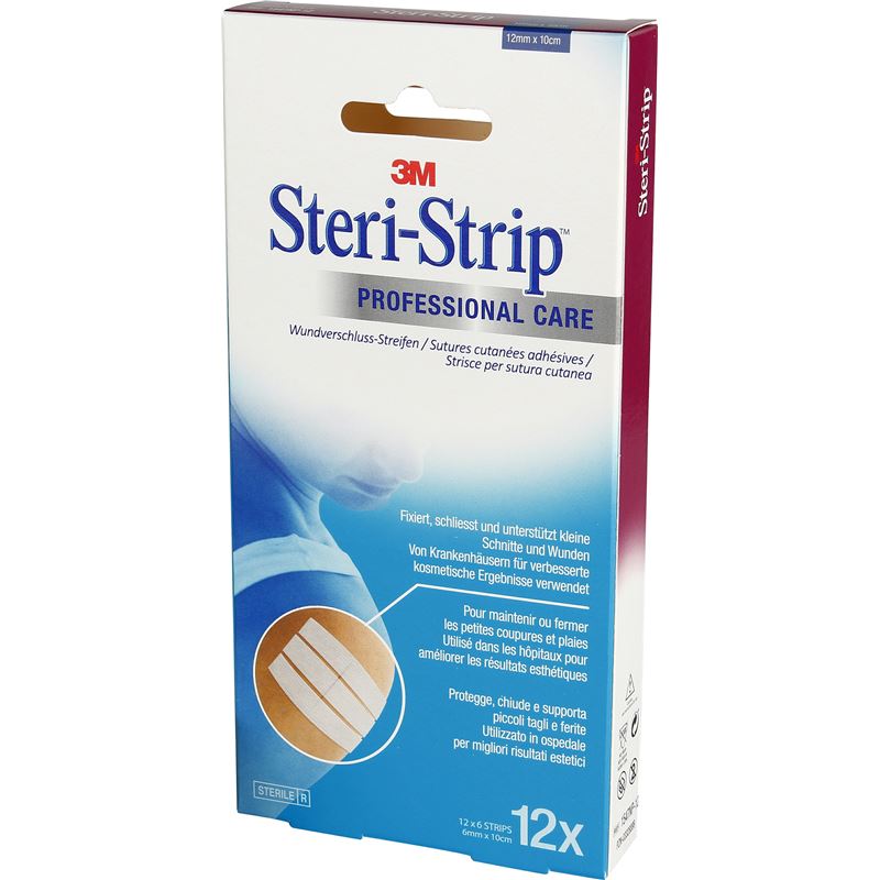 3M STERI STRIP 12x100mm weiss verstärkt 12 x 6 Stk