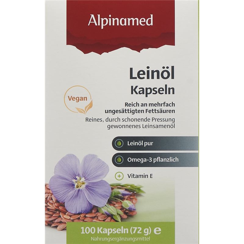 ALPINAMED Leinöl Weichkaps 100 Stk