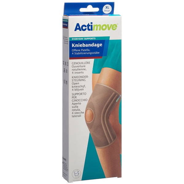 ACTIMOVE Everyday Support Kniebandage XL off Patel