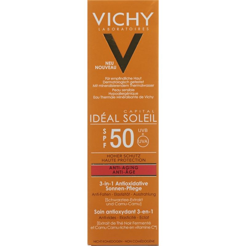 VICHY Ideal Soleil Anti-Age Creme LSF50+ Fl 50 ml