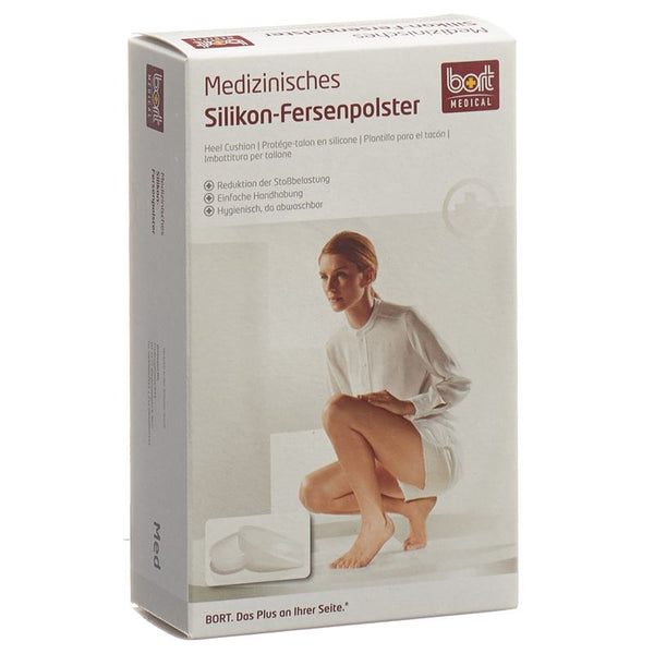 BORT Silikon-Fersenpolster L-44 1 Paar