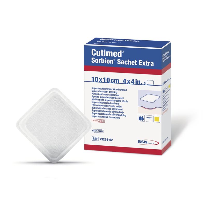 CUTIMED Sorbion Sachet Extra 5x5cm 5 Stk