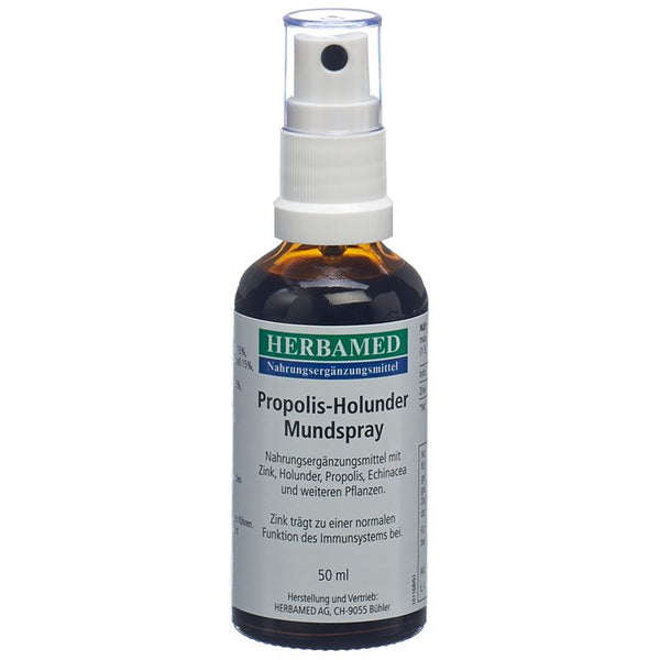 HERBAMED Propolis-Holunder Mundspray 50 ml