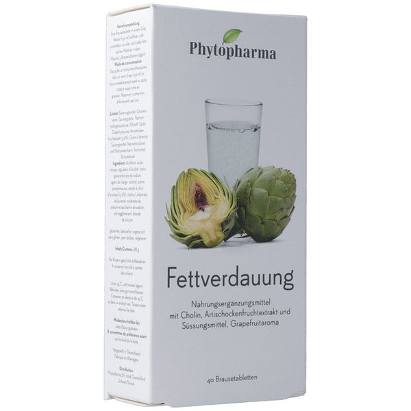 PHYTOPHARMA Fettverdauung Brausetabl 40 Stk