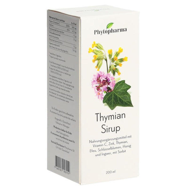 PHYTOPHARMA Thymian Sirup 200 ml