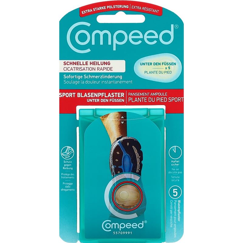 COMPEED Blasenpflaster unter Füssen 5 Stk