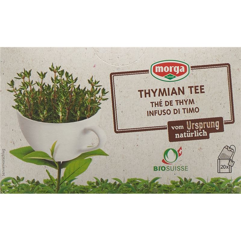 MORGA Thymian Tee m/H Bio Knospe Btl 20 Stk