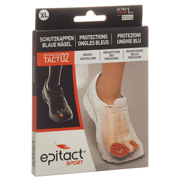 EPITACT SPORT Zehenschutz blaue Näg XL 38mm 2 Stk