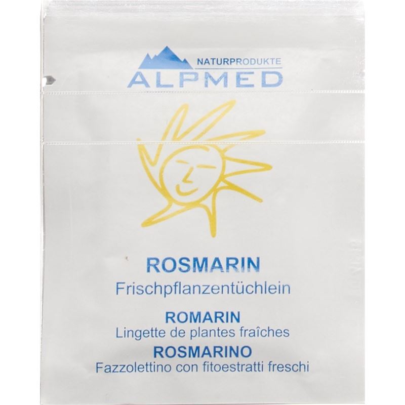 ALPMED Frischpflanzentüchlein Rosmarin 13 Stk