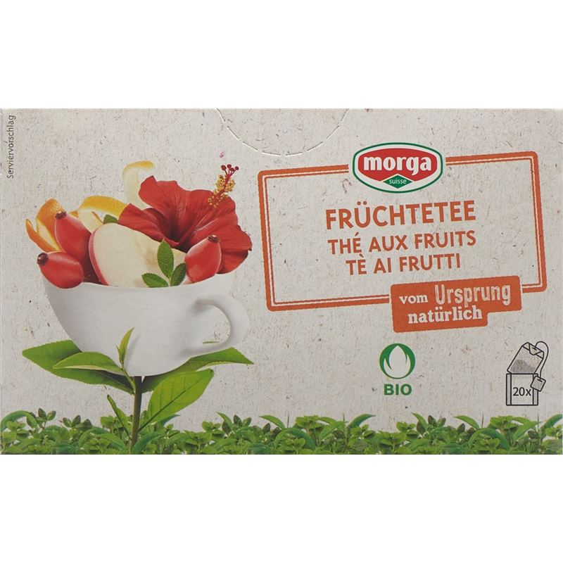 MORGA Früchtetee m/H Bio Knospe Btl 20 Stk