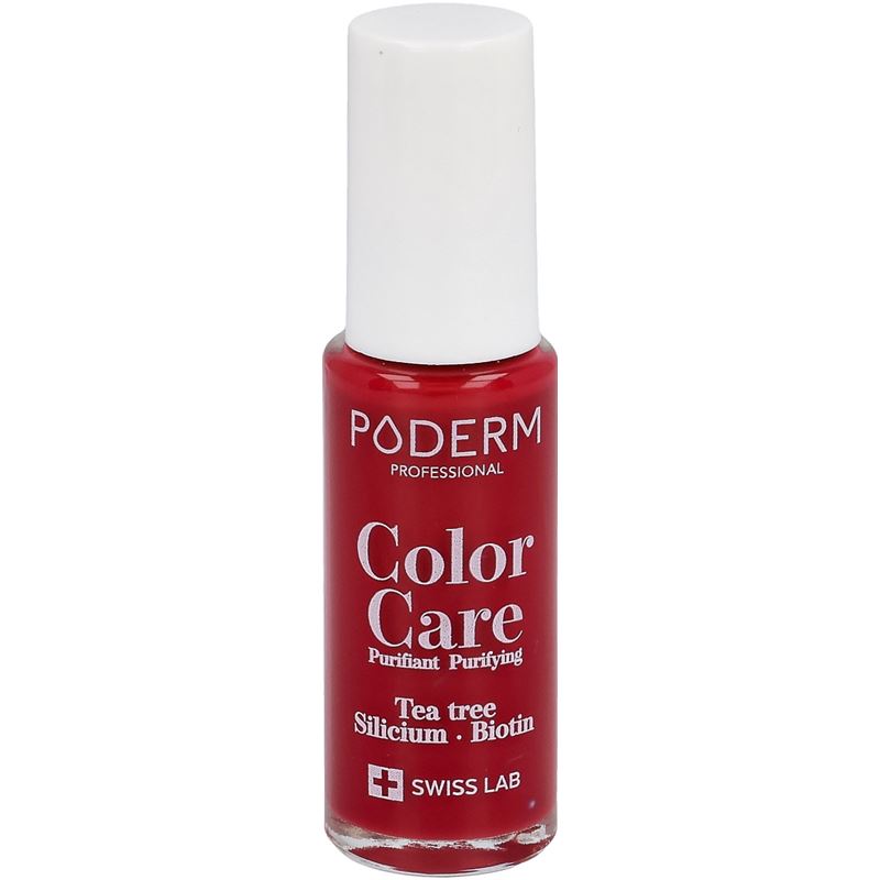 PODERM Vernis Color Care 797 Rouge Rose Fl 8 ml