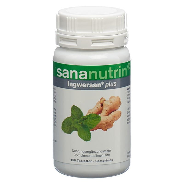SANANUTRIN Ingwersan plus Tabl Ds 150 Stk