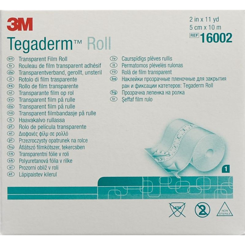 3M TEGADERM ROLL Wundverband 5cmx10m tran