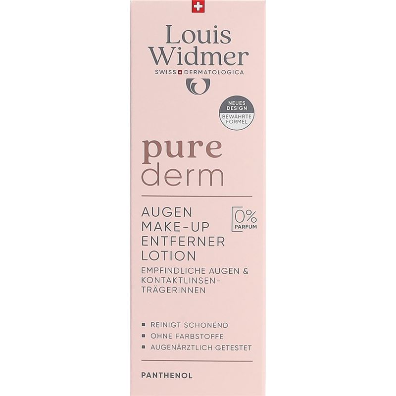 WIDMER Purederm Augen Make-up Ent Lot 100 ml