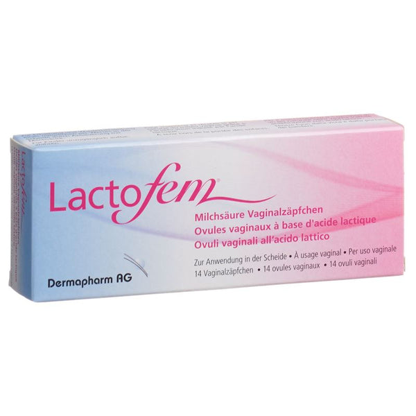 LACTOFEM Milchsäure Vaginalzäpfchen 14 Stk