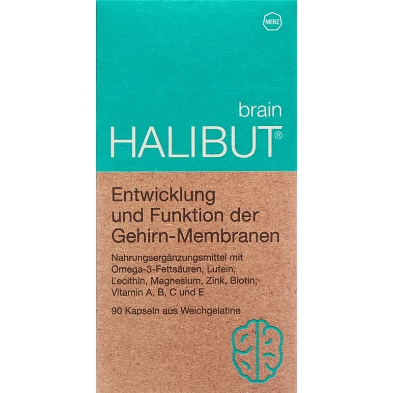 HALIBUT brain Weichkaps Ds 90 Stk