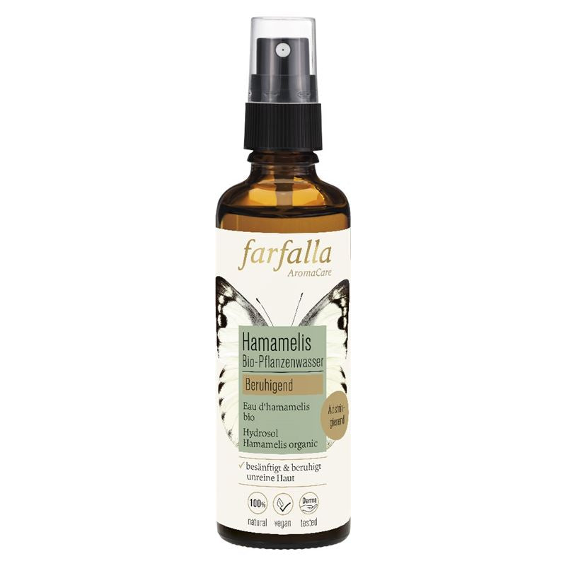 FARFALLA Bio-Pflanzenwasser Hamamelis Spr 75 ml