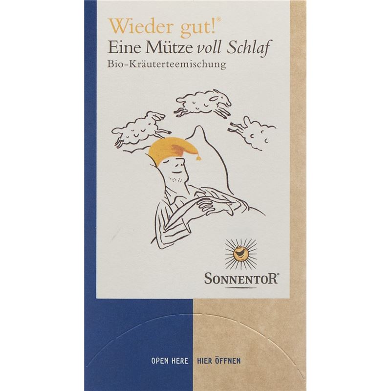 SONNENTOR Eine Mütze voll Schlaf Tee BIO 18 Stk