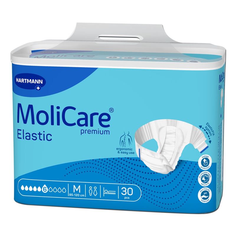 MOLICARE Elastic 6 M Btl 30 Stk