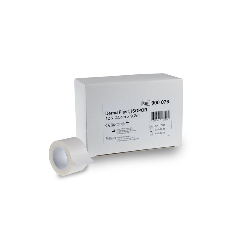 DERMAPLAST ISOPOR 2.5cmx9.2m Vlies weiss 12 Stk