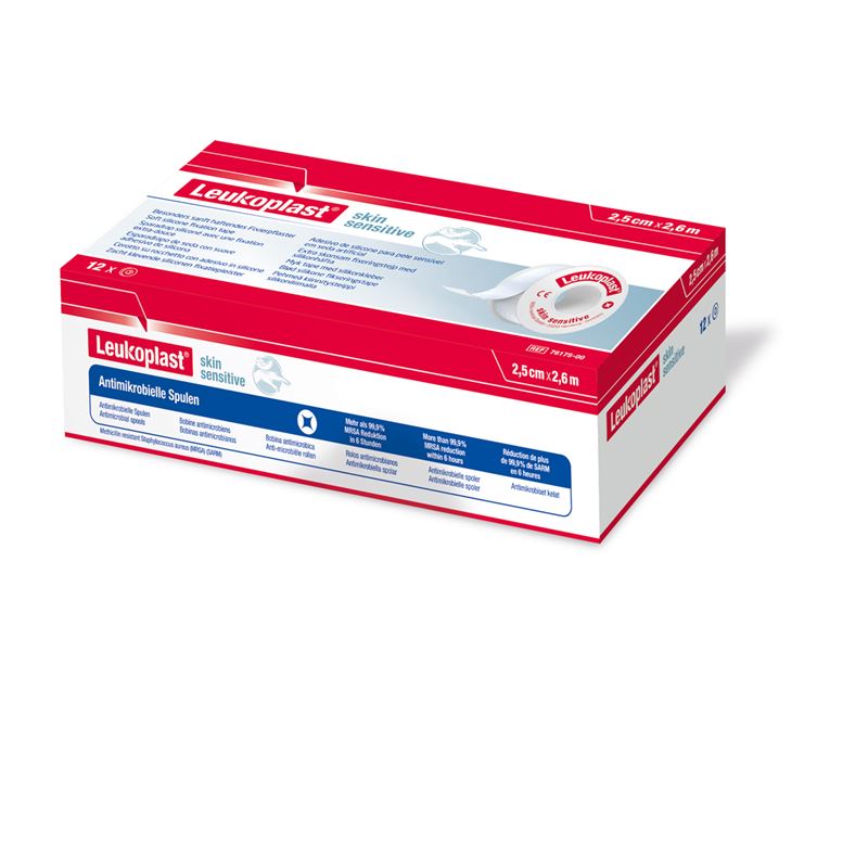 LEUKOPLAST skin sens Sil 2.5cmx2.6m 12 Stk