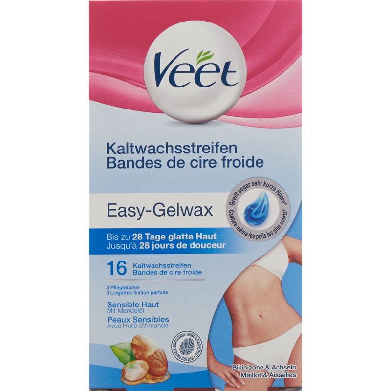 VEET Kaltwachsstreif Bikini&Achseln sens 8 x 2 Stk