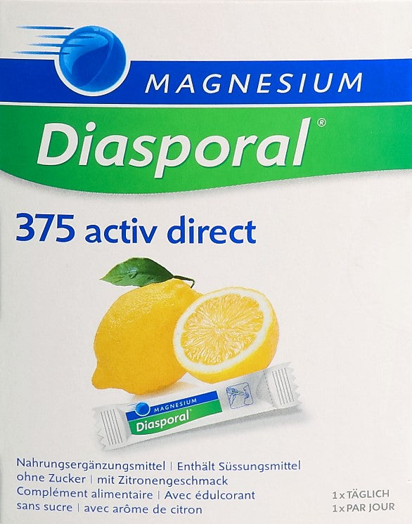 MAGNESIUM DIASPORAL Activ Direct zitrone 20 Stk