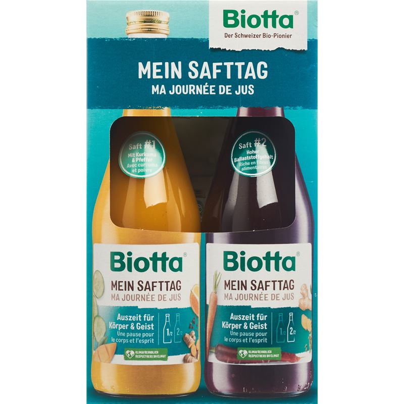 BIOTTA Mein Safttag Set 2 Fl 5 dl