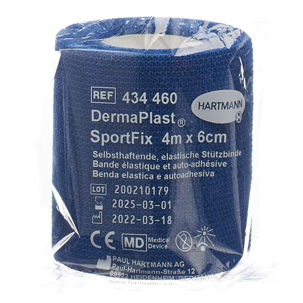 DERMAPLAST SportFix 6cmx4m blau