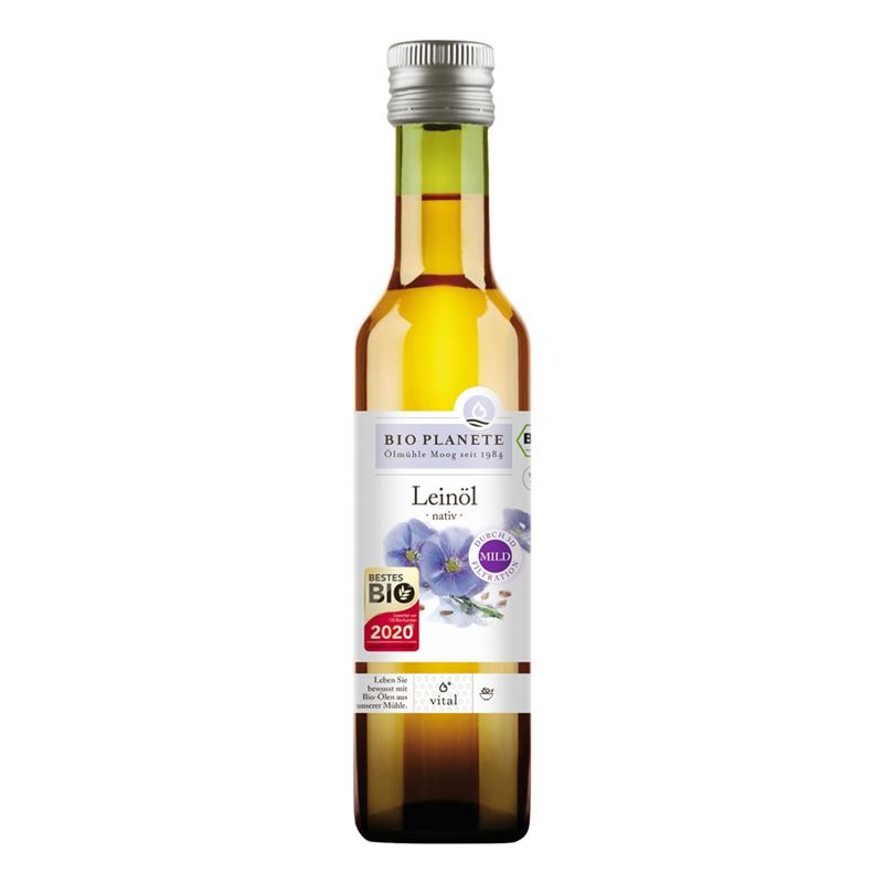 BIO PLANETE Leinöl nativ neu Fl 250 ml