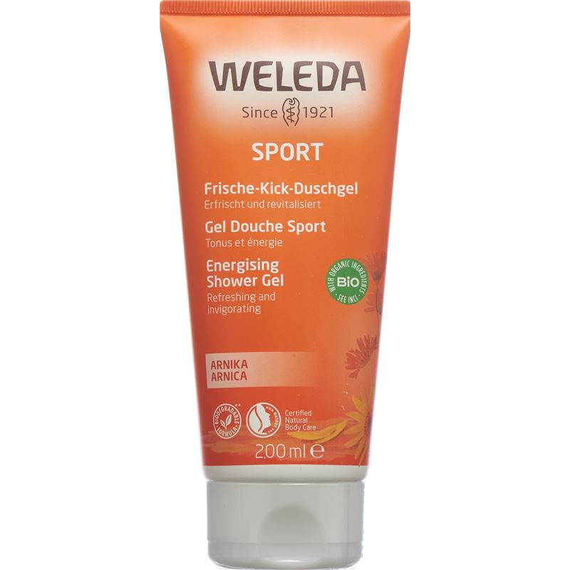 WELEDA Sport Frische-Boost Duschgel Arnika 200 ml