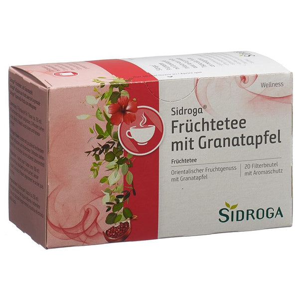 SIDROGA Früchtetee mit Granatapfel 20 Btl 2 g