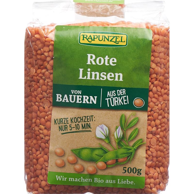 RAPUNZEL Linsen rot 500 g