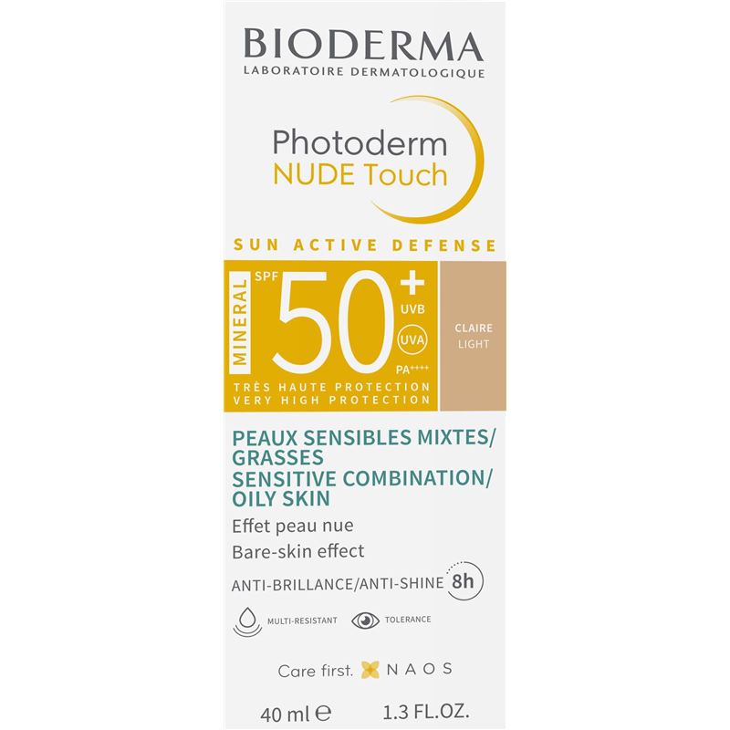 BIODERMA Photoderm Nude Mineral SPF50+ clai 40 ml